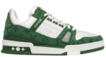 LV Trainers Monogram Denim Green