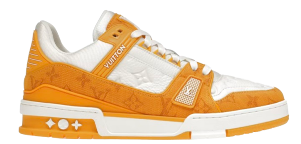 LV Trainers Monogram Denim Yellow