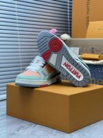 LV Trainers Orange Sage
