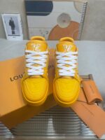 LV Trainers Yellow Embossed Monogram