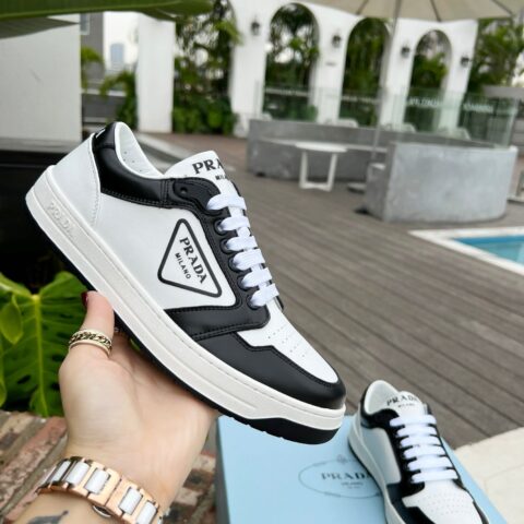 Prada District Leather Black & White