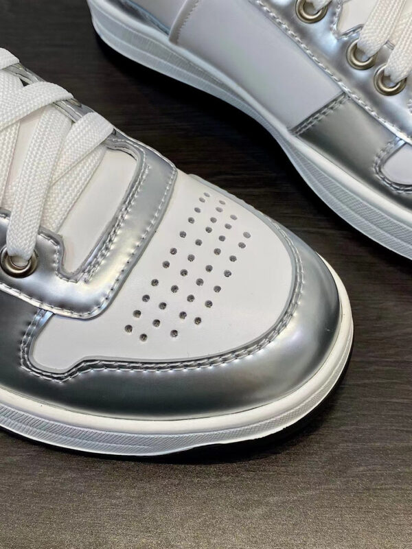 Prada Downtown Metallic Silver