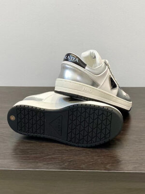 Prada Downtown Metallic Silver