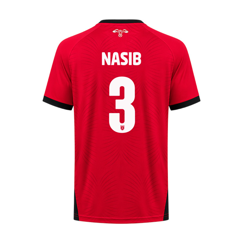 Abdallah Nasib 3 Jordan 2026 Away Jersey - Red, Men - Jersey Teams