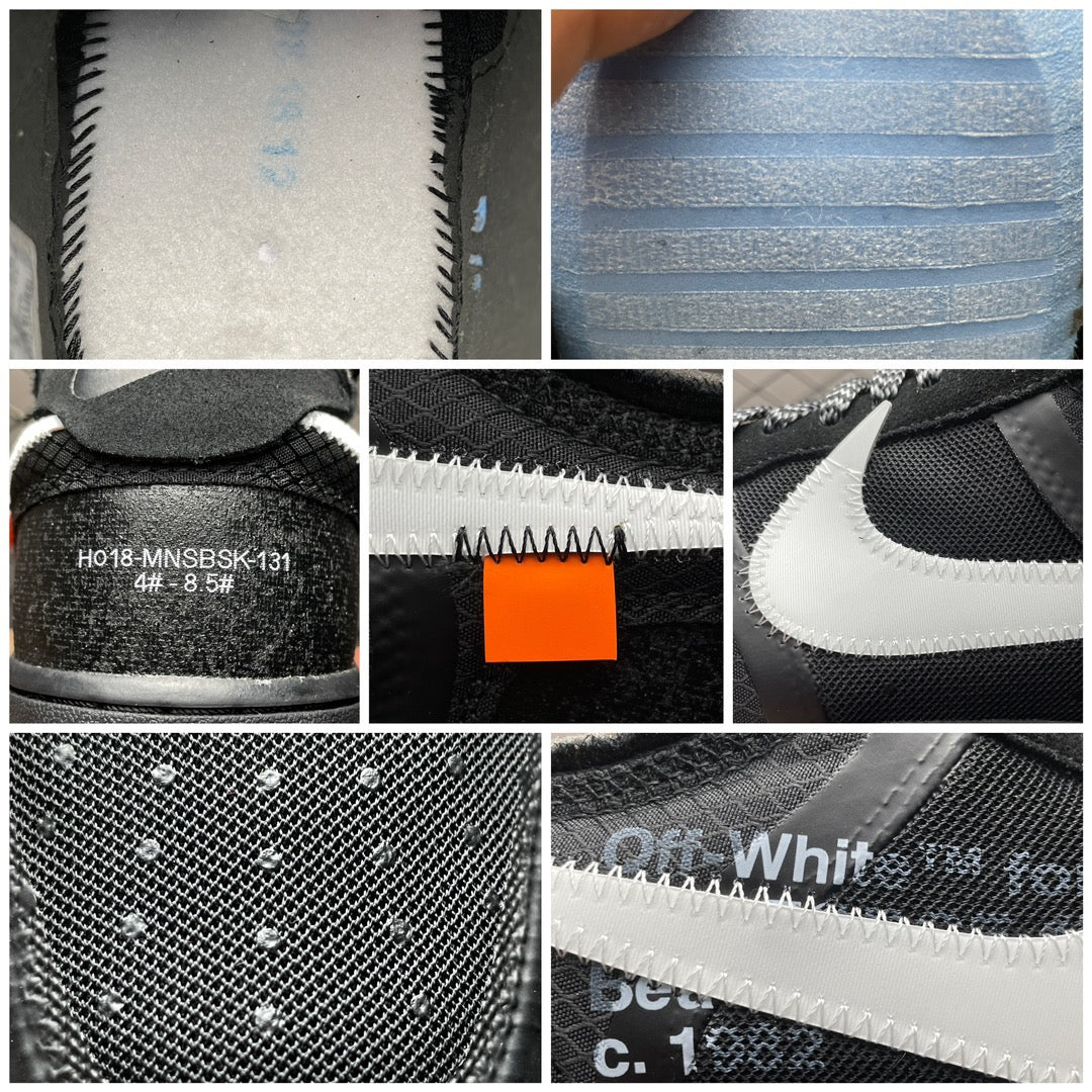 AF1 X OW "THE TEN" Black