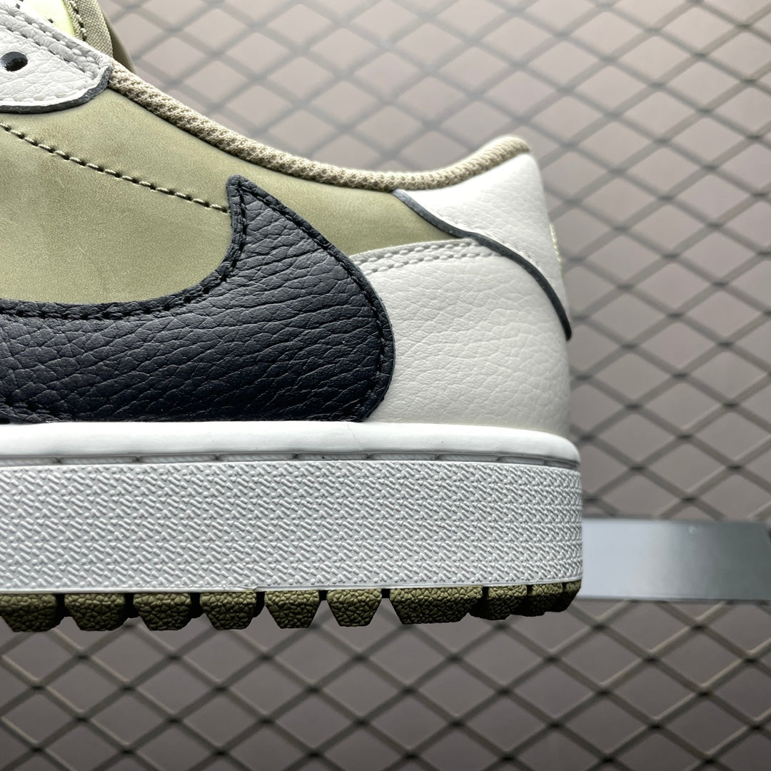 AJ1 Low Travis Scott Golf Neutral Olive
