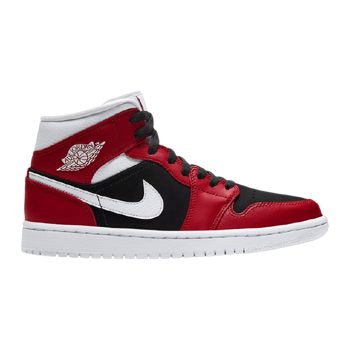 AJ1 Mid Gym Red Black