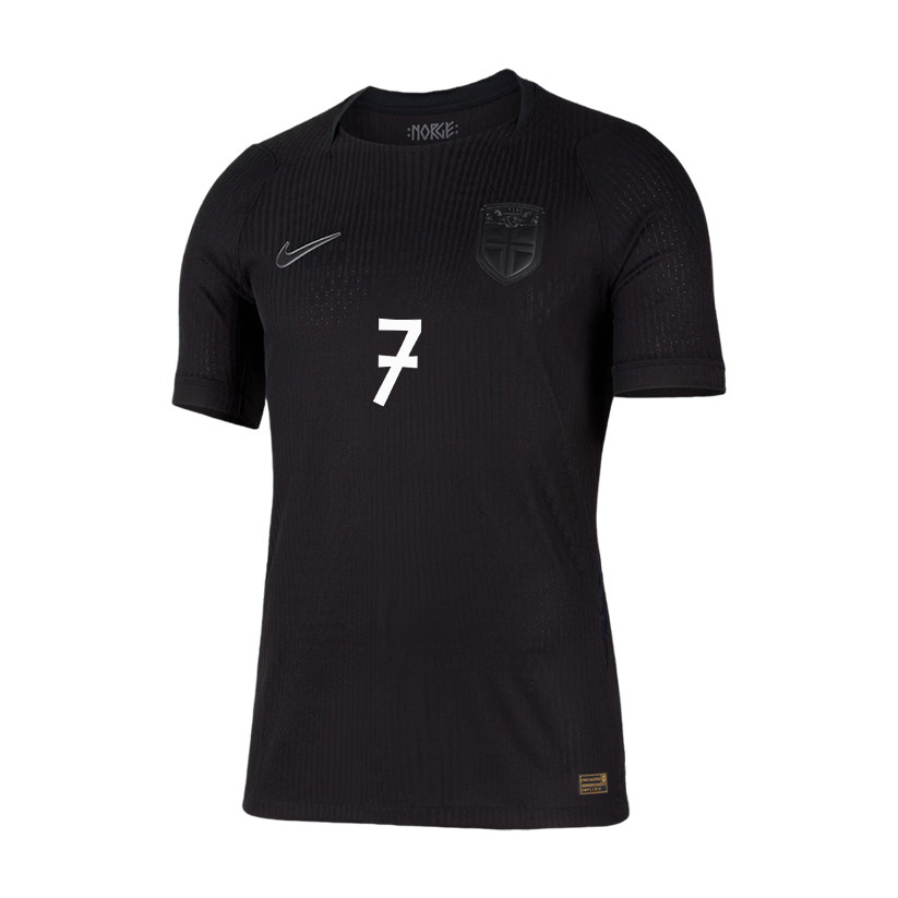 Alexander Soerloth 7 Norway National Team 2026 Away Jersey - Black, Men - Jersey Teams