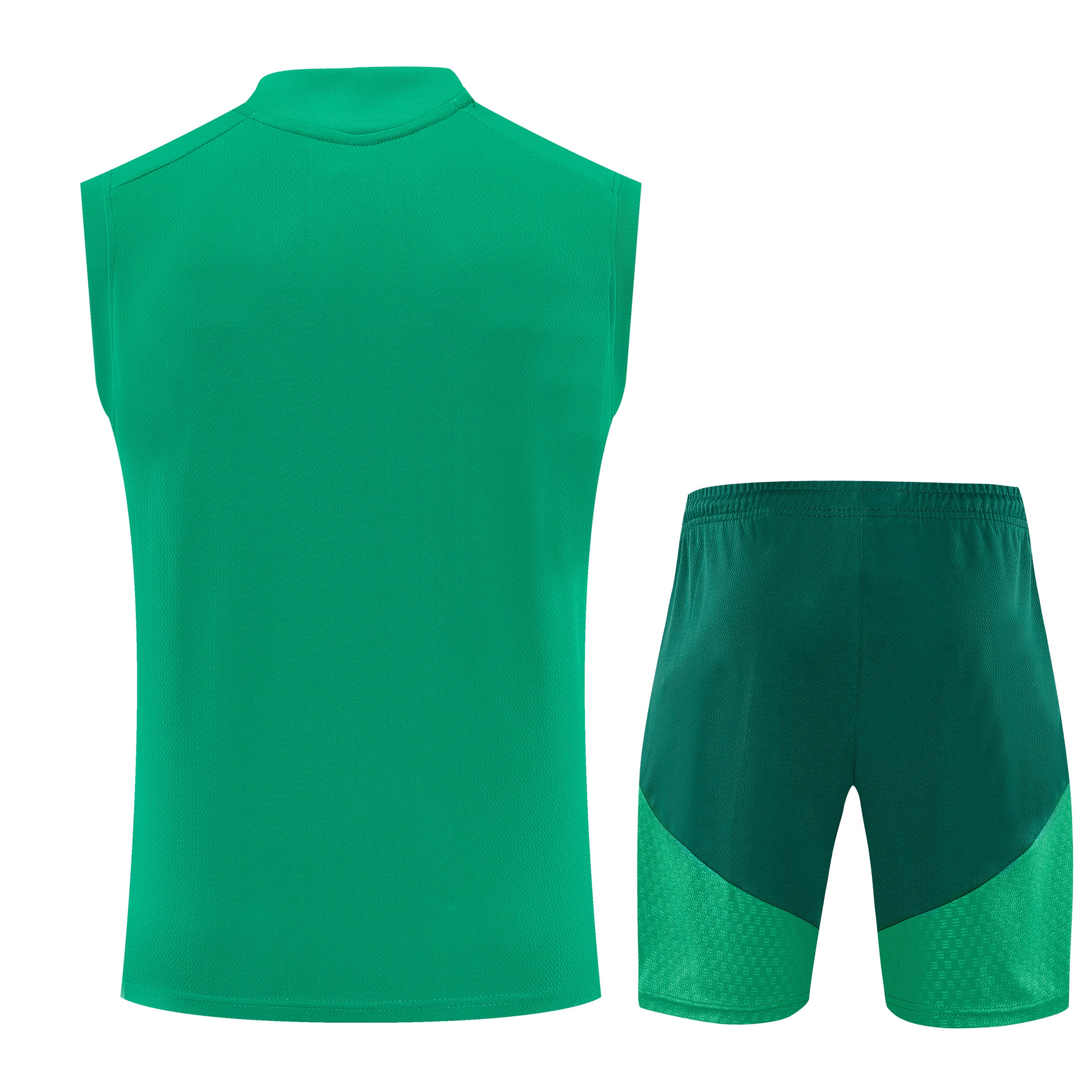 Algeria 2026-27 Sleeveless Training Set Men Soccer Kit – Green - Jersey Teams