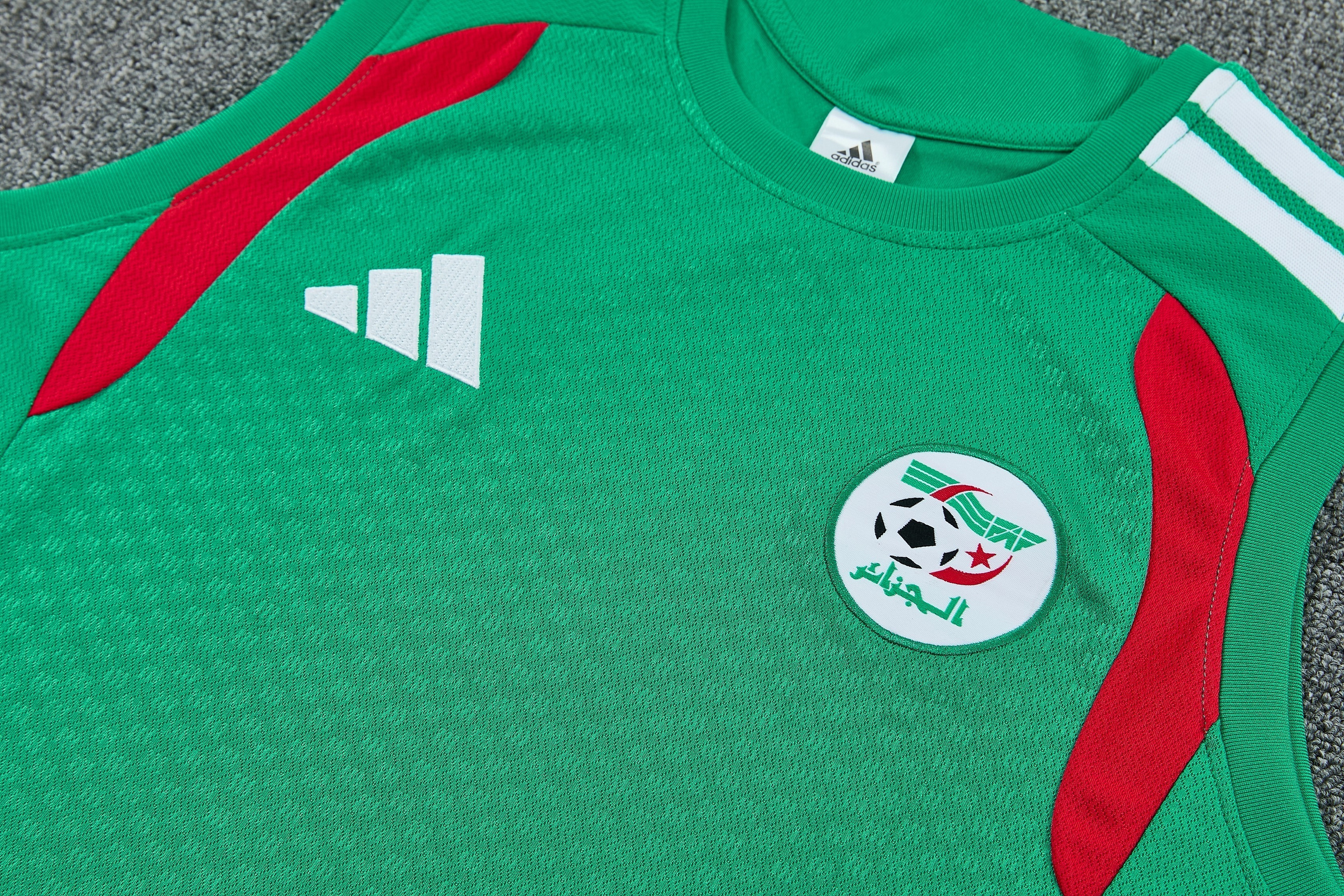 Algeria 2026-27 Sleeveless Training Set Men Soccer Kit – Green - Jersey Teams