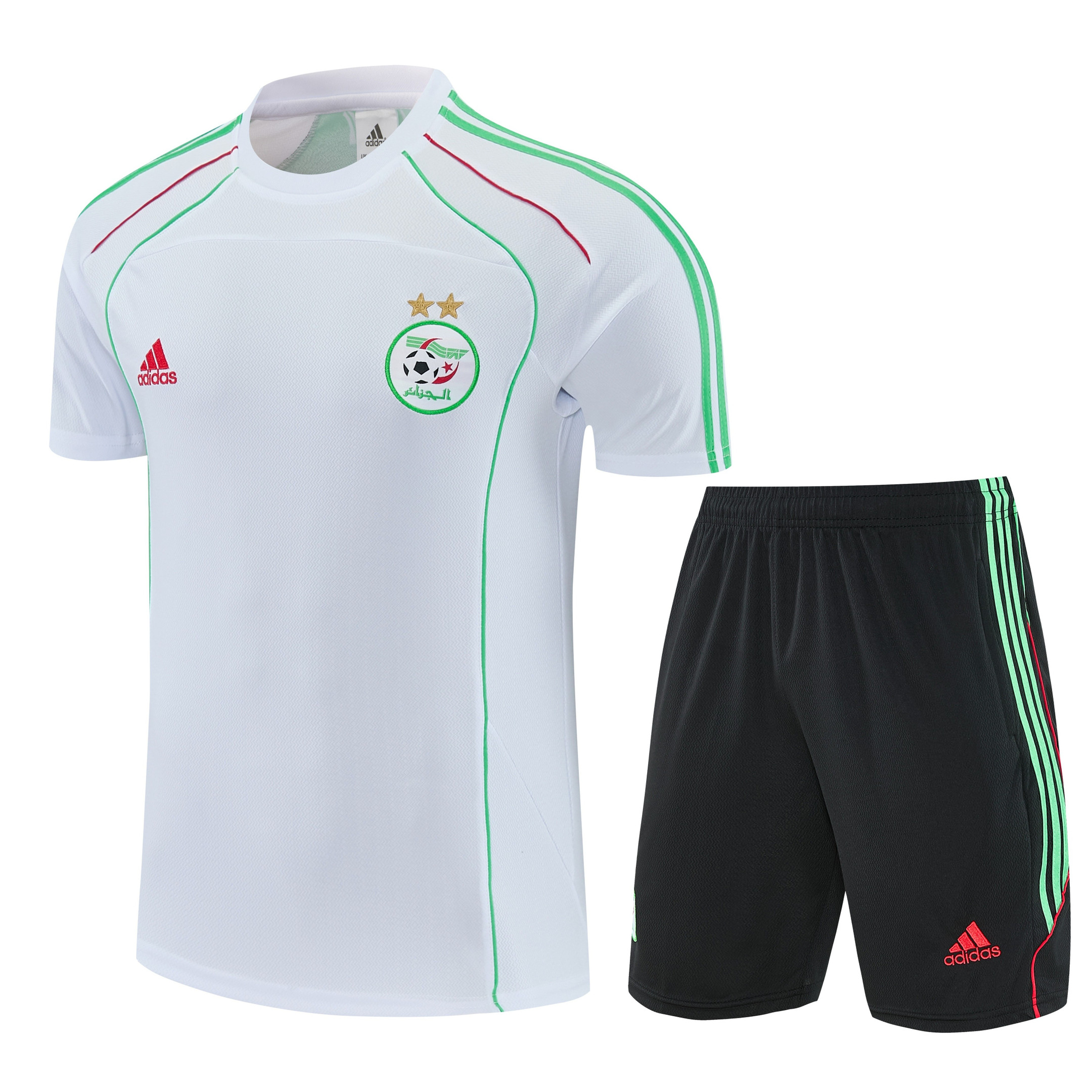 Algeria 2026 Men Soccer Training Shorts Set - White - Jersey Teams