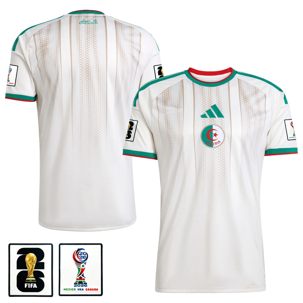 Algeria National Team 2026 Home Jersey - White, Men - Jersey Teams