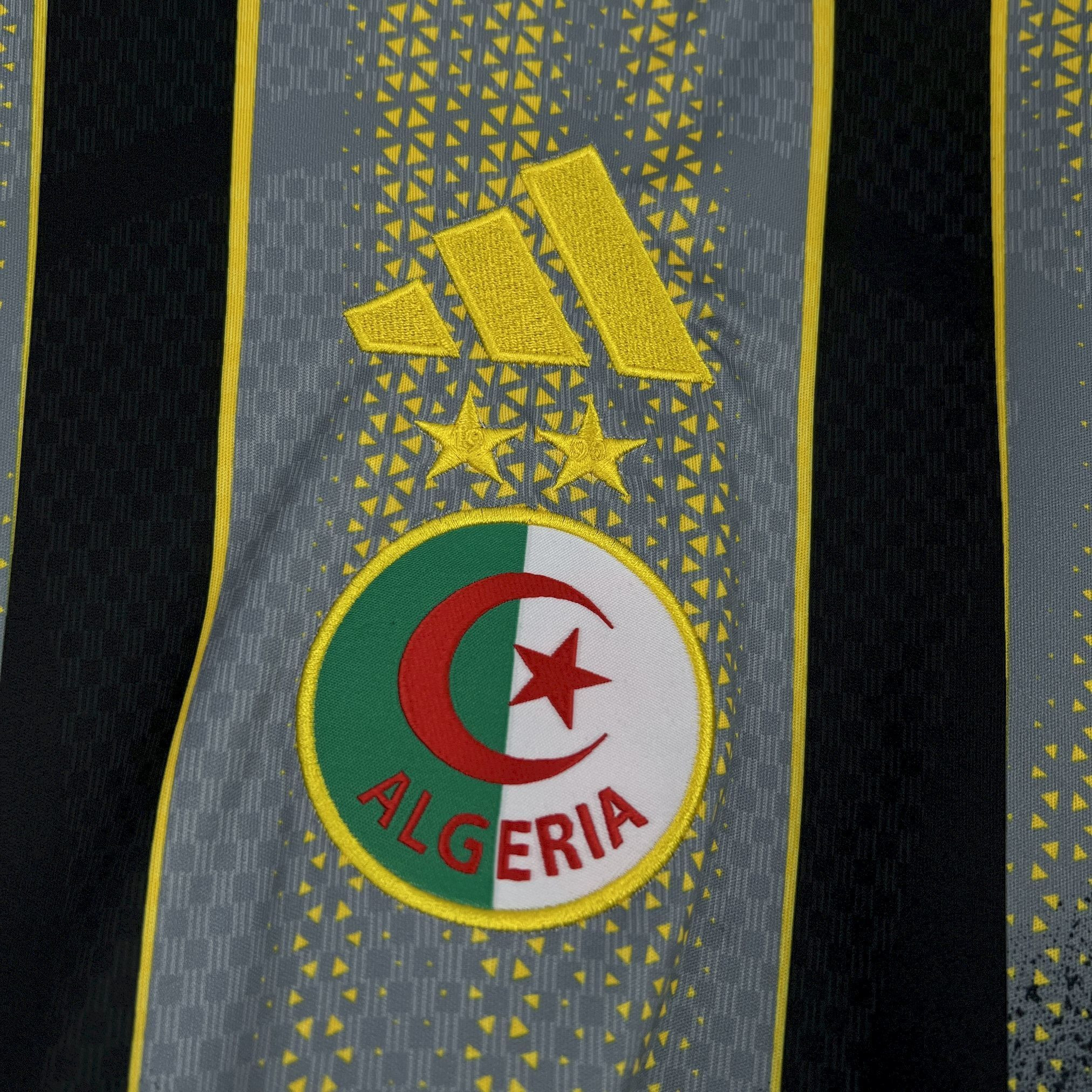 Algeria National Team World Cup 2026 Pre-Match Men Soccer Jersey - Black - Jersey Teams