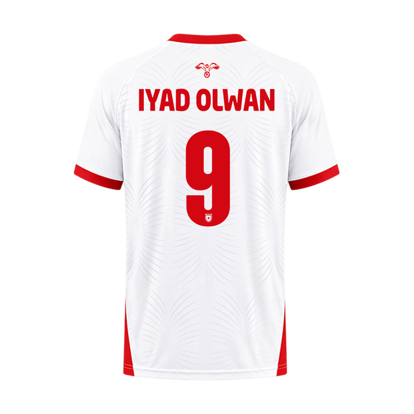 Ali Iyad Olwan 9 Jordan 2026 Home Jersey - White, Men - Jersey Teams