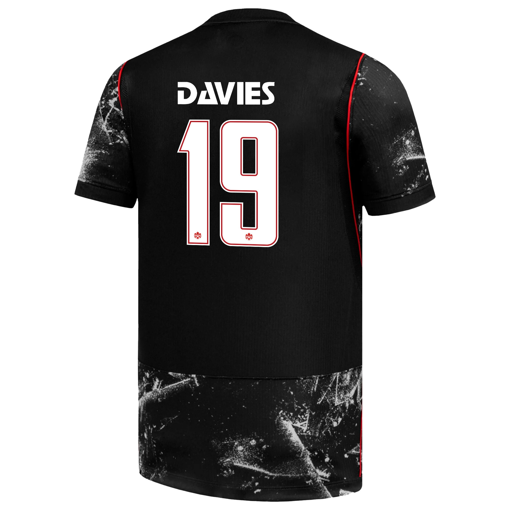 Alphonso Davies 19 Youth Canada National Team 2026 Away Jersey - Black - Jersey Teams
