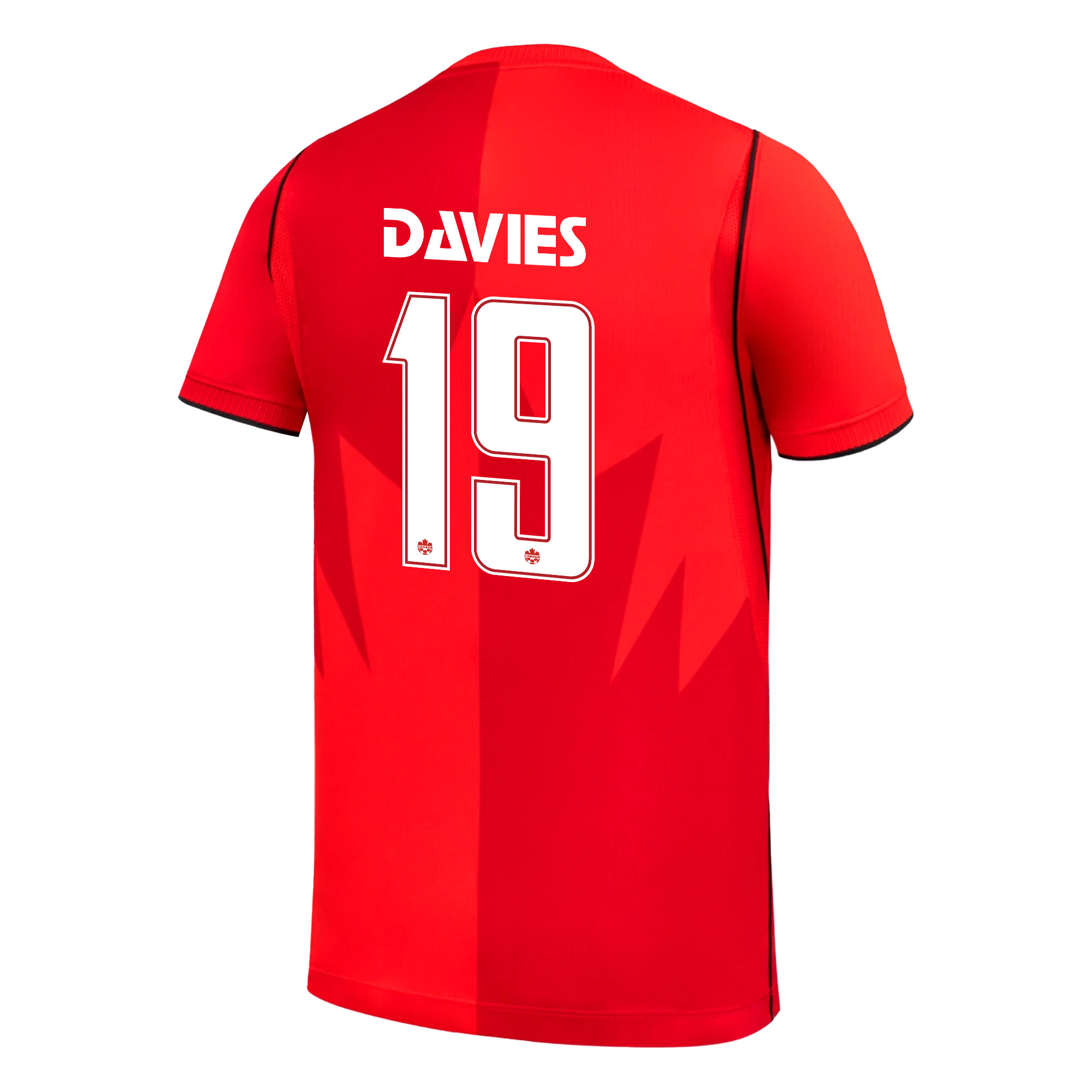 Alphonso Davies 19 Youth Canada National Team 2026 Home Jersey - Red - Jersey Teams