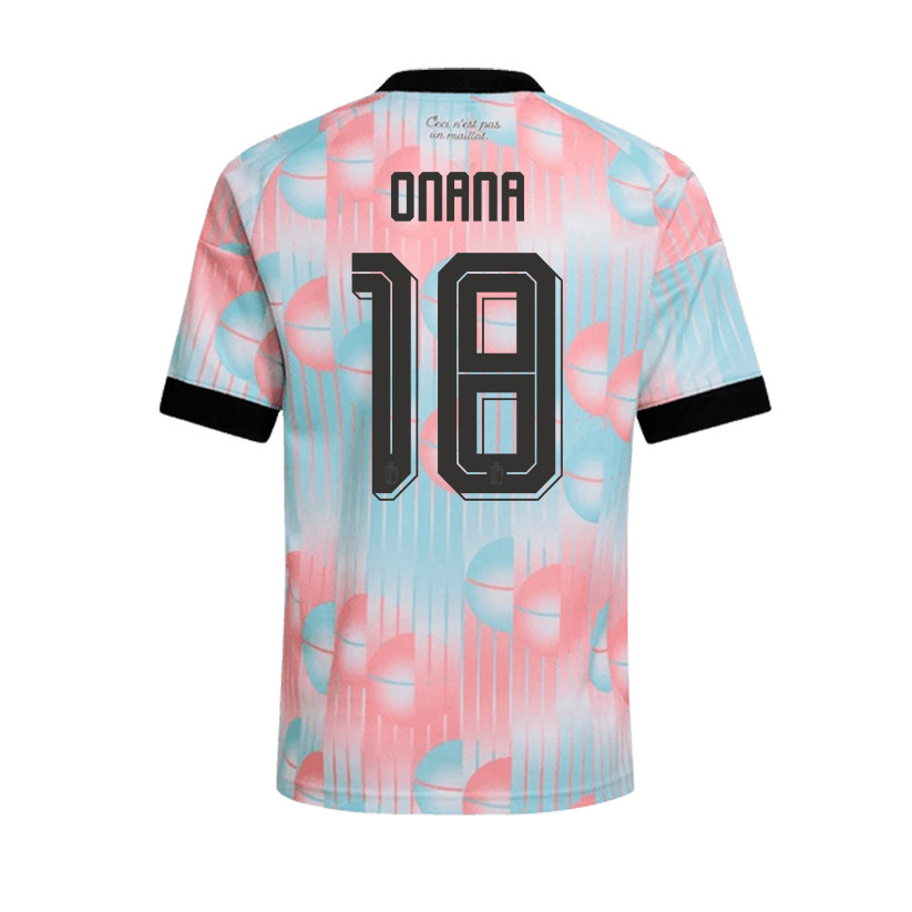 Amadou Onana 18 Belgium 2026 YOUTH Away Jersey & Shorts Set - Light Blue - Jersey Teams