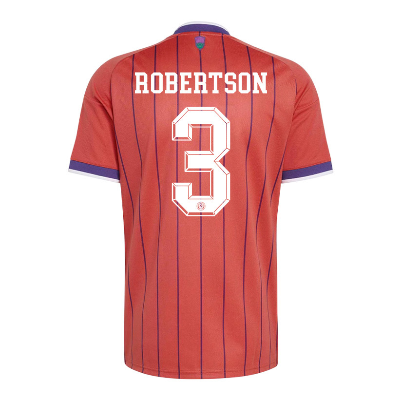 Andrew Robertson 3 Scotland National Team 2026 Away Jersey - Red, Men - Jersey Teams