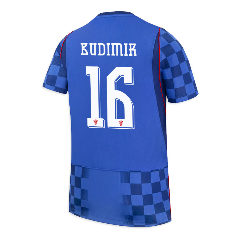 Ante Budimir 16 Youth Croatia National Team 2026 Away Jersey - Blue - Jersey Teams