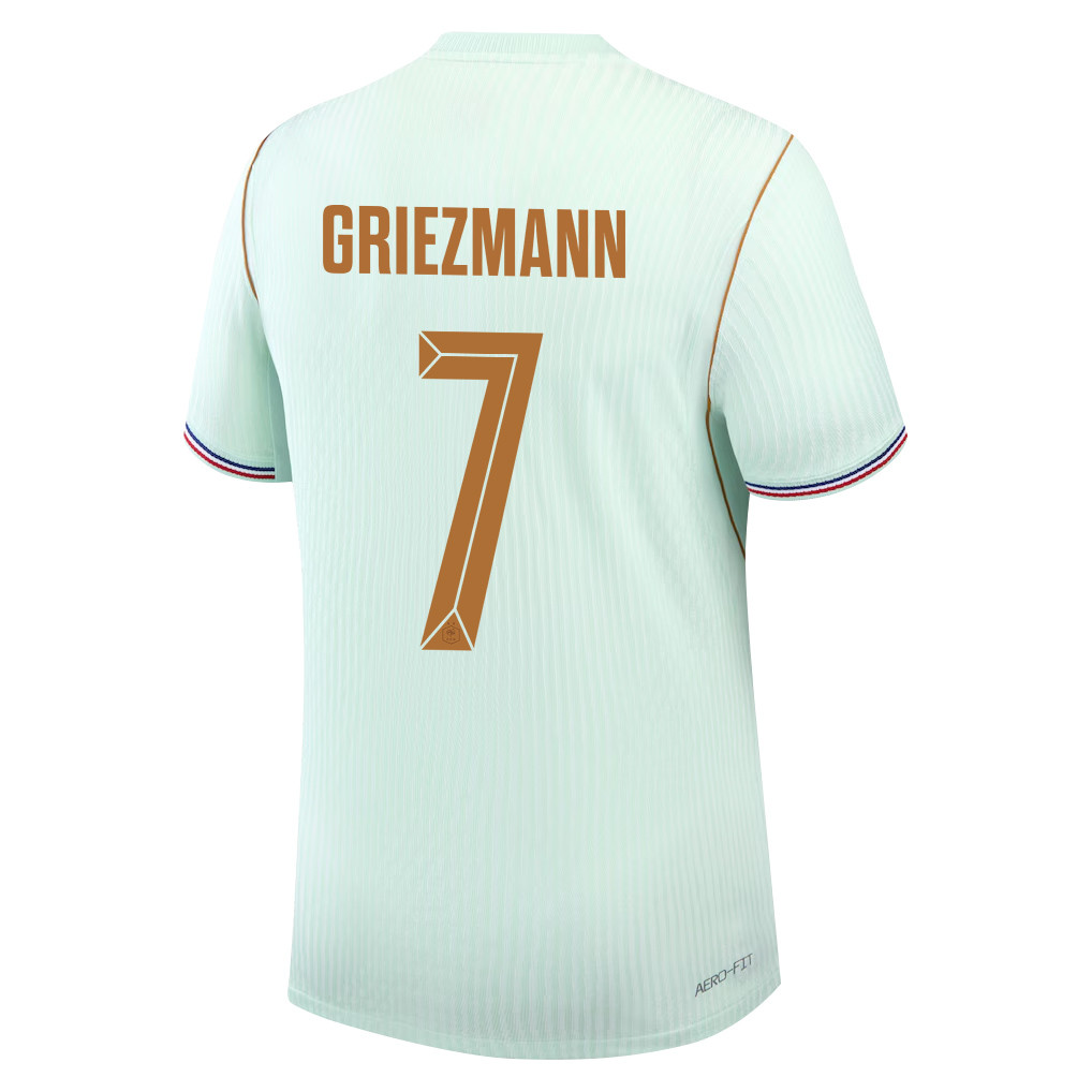 Antoine Griezmann 7 France National Team 2026 x World Cup Patch Away Jersey - Green, Men - Jersey Teams