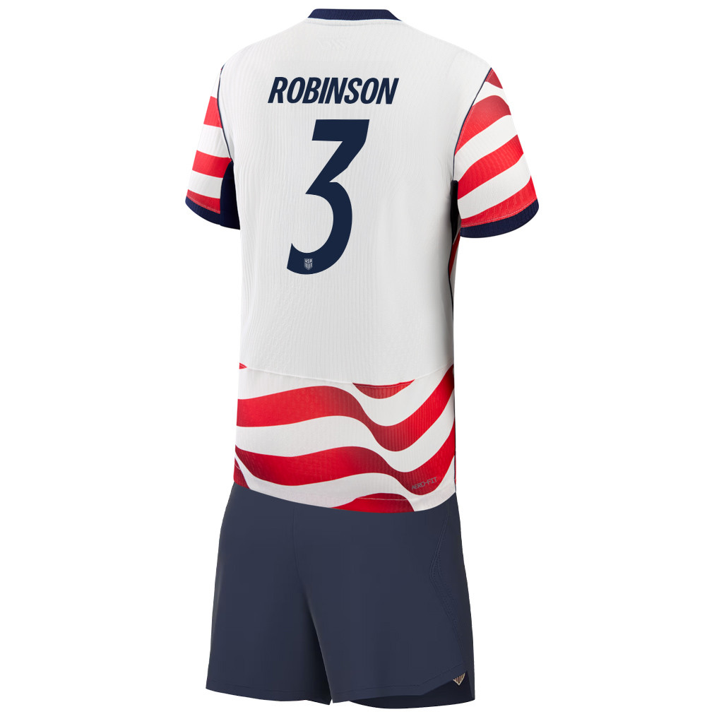 Antonee Robinson 3 USMNT 2026 YOUTH Home Jersey & Shorts Set - Jersey Teams