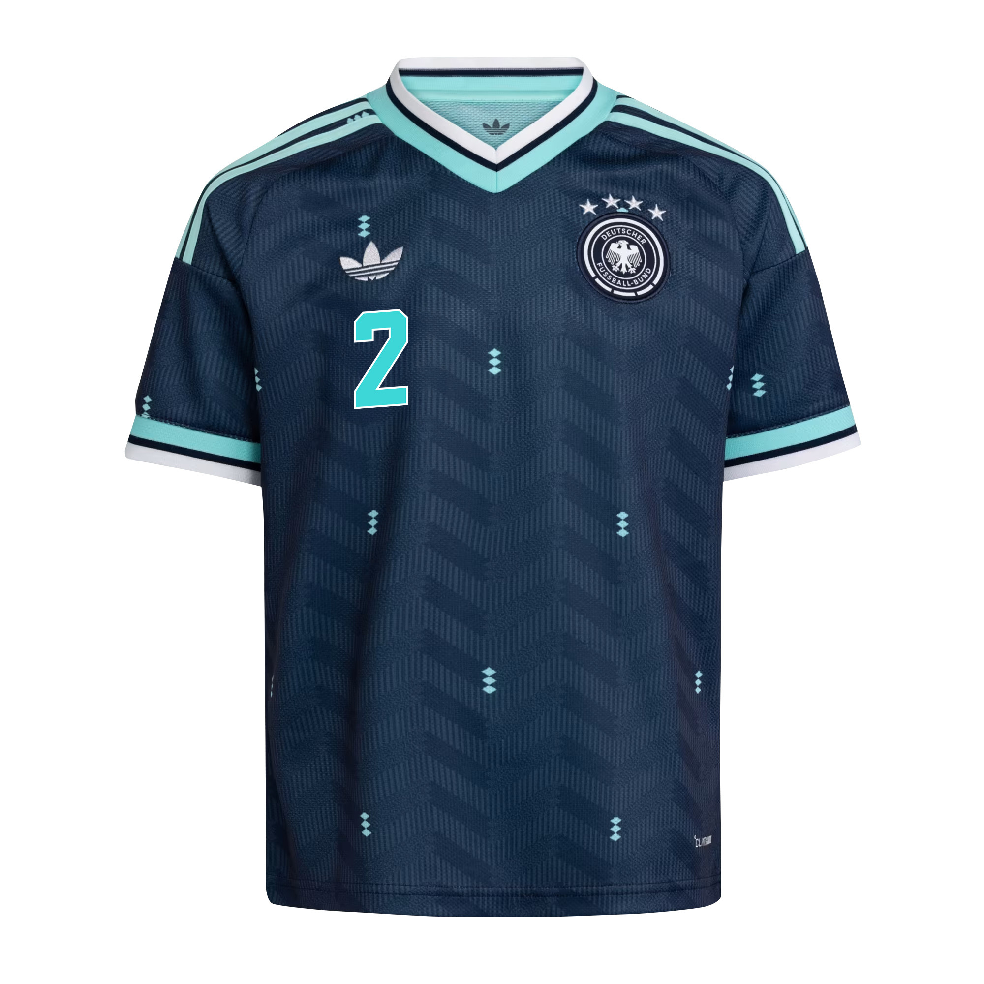 Antonio Rüdiger 2 Youth Germany National Team 2026 Away Jersey - Navy - Jersey Teams