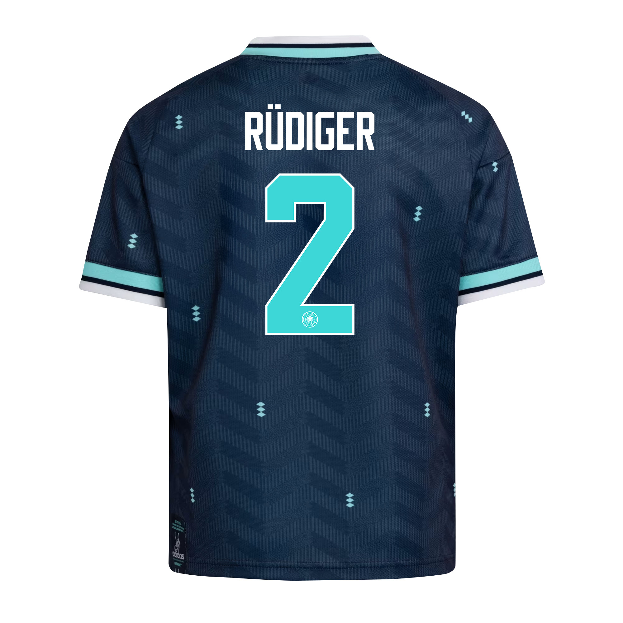 Antonio Rüdiger 2 Youth Germany National Team 2026 Away Jersey - Navy - Jersey Teams