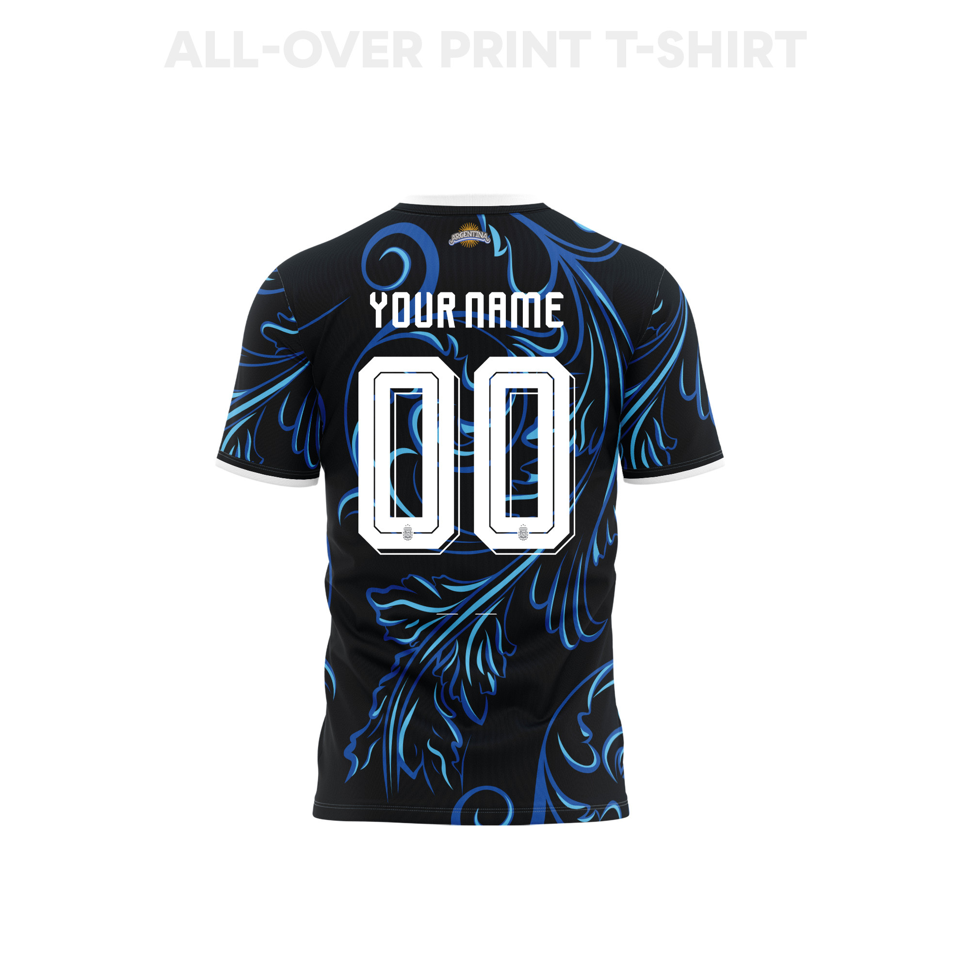 Argentina 2026 Away 3D T-Shirt Fully Printed – Personalized – Unisex, Black - Jersey Teams