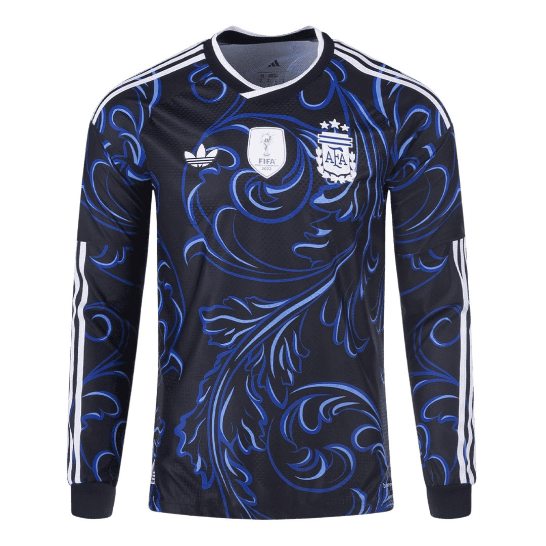 Argentina 2026 Away Long Sleeve Jersey - Black - Jersey Teams