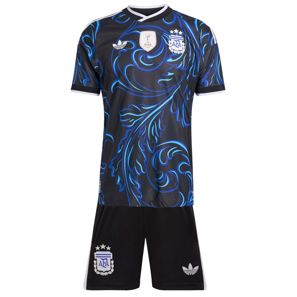 Argentina 2026 Away Men Jersey & Shorts Set – Black - Jersey Teams