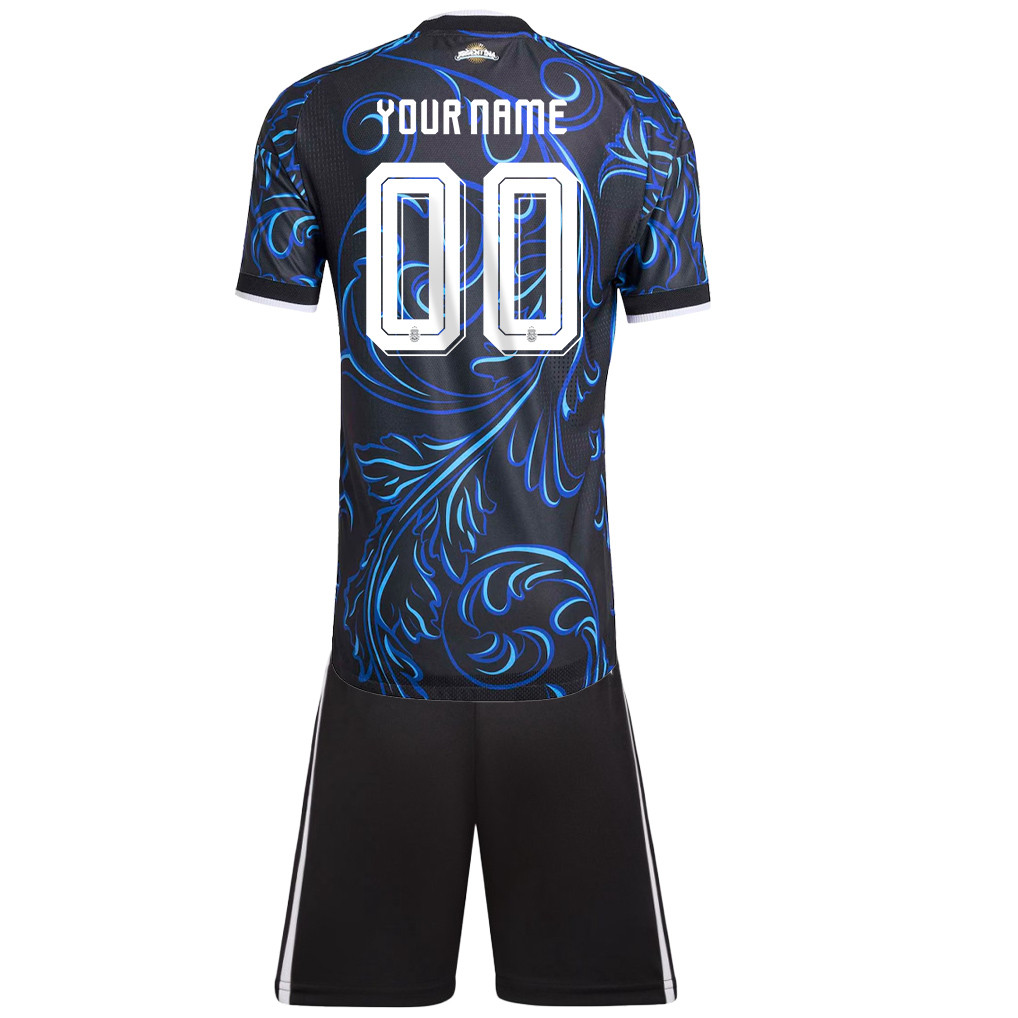 Argentina 2026 Away Men Jersey & Shorts Set – Personalized - Black - Jersey Teams