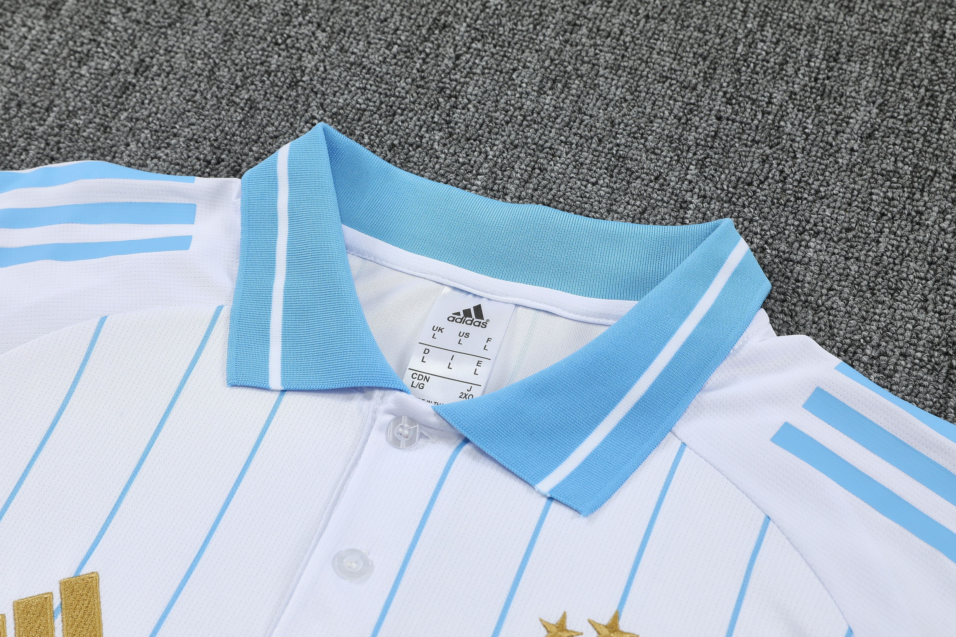 Argentina 2026/27 Men Soccer Polo Training Tracksuit Set – White - Jersey Teams