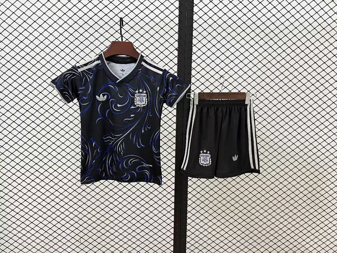 Argentina National Team 2026 World Cup Away Youth Kit - Children Soccer Set - Jersey Teams