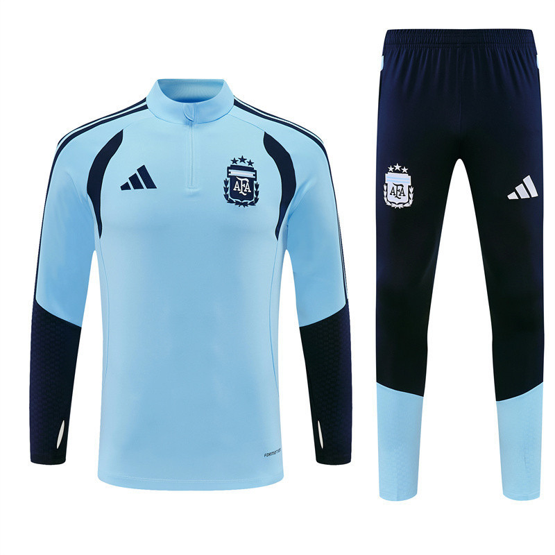 Argentina National Team 2026 World Cup Training Set Tracksuit - Light Blue - Jersey Teams