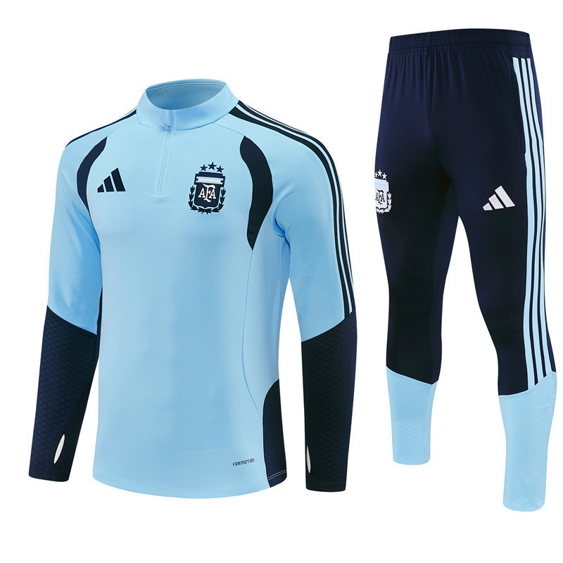 Argentina National Team 2026 World Cup Training Set Tracksuit – Light Blue – Jersey Teams