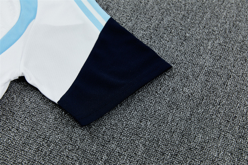 Argentina National Team 2026 World Cup Training Shorts Set – White - Jersey Teams