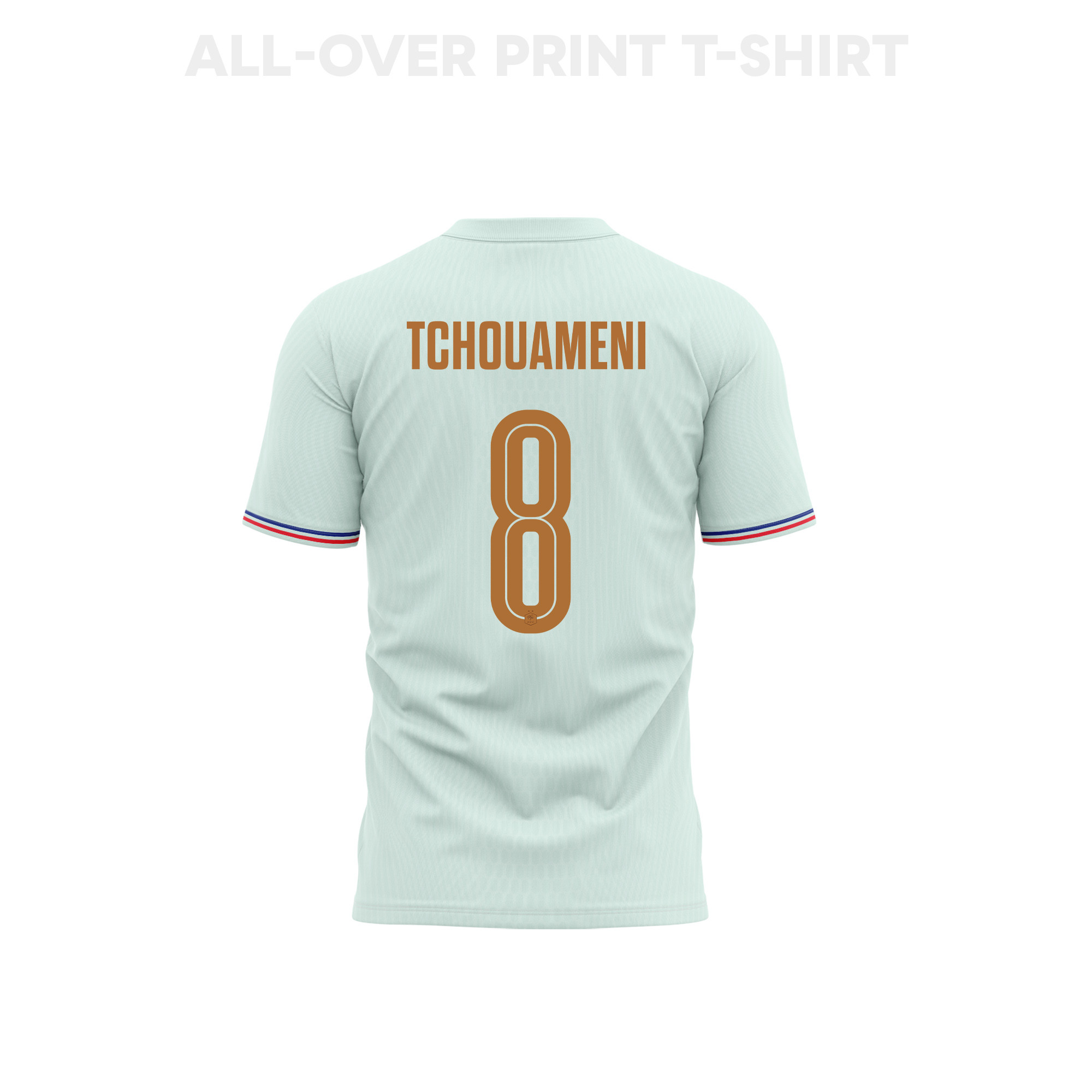 Aurélien Tchouaméni 8 Youth France 2026 Away 3D T-shirt Fully Printed – Green - Jersey Teams