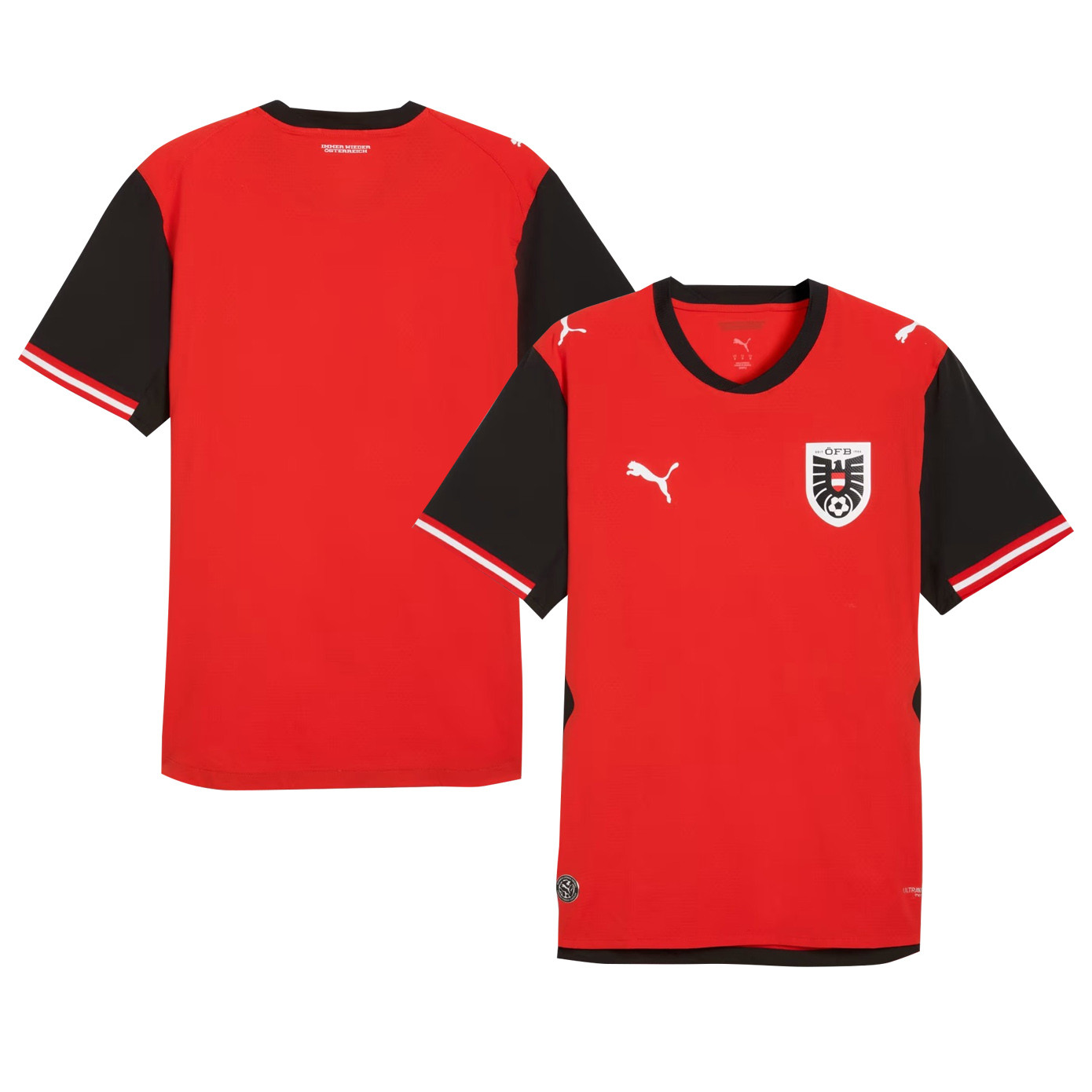 Austria National Team 2026 Home Jersey - Red, Men - Jersey Teams