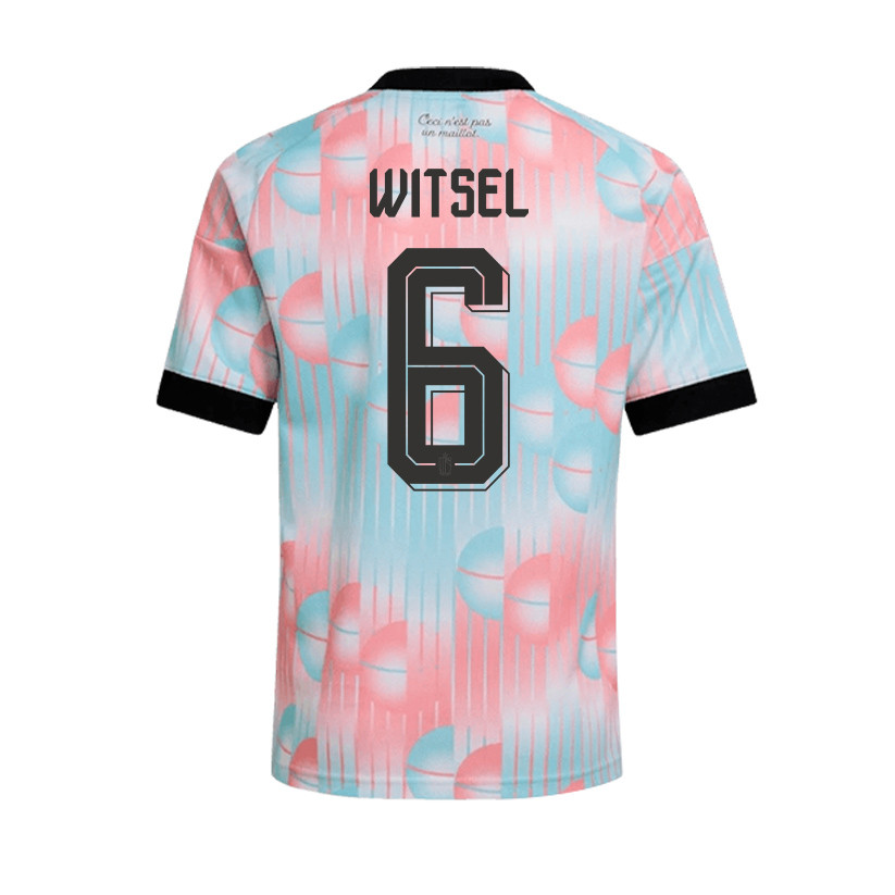 Axel Witsel 6 Belgium 2026 YOUTH Away Jersey & Shorts Set - Light Blue - Jersey Teams