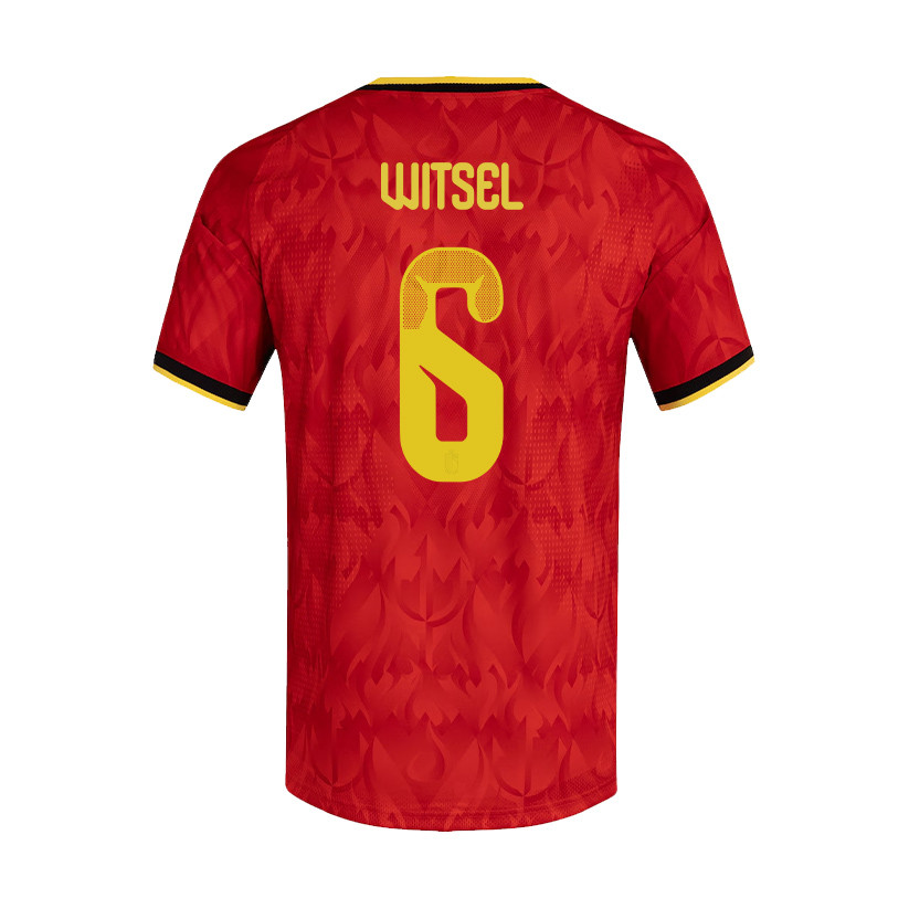Axel Witsel 6 Belgium National Team 2026 Home Jersey - Red, Men - Jersey Teams