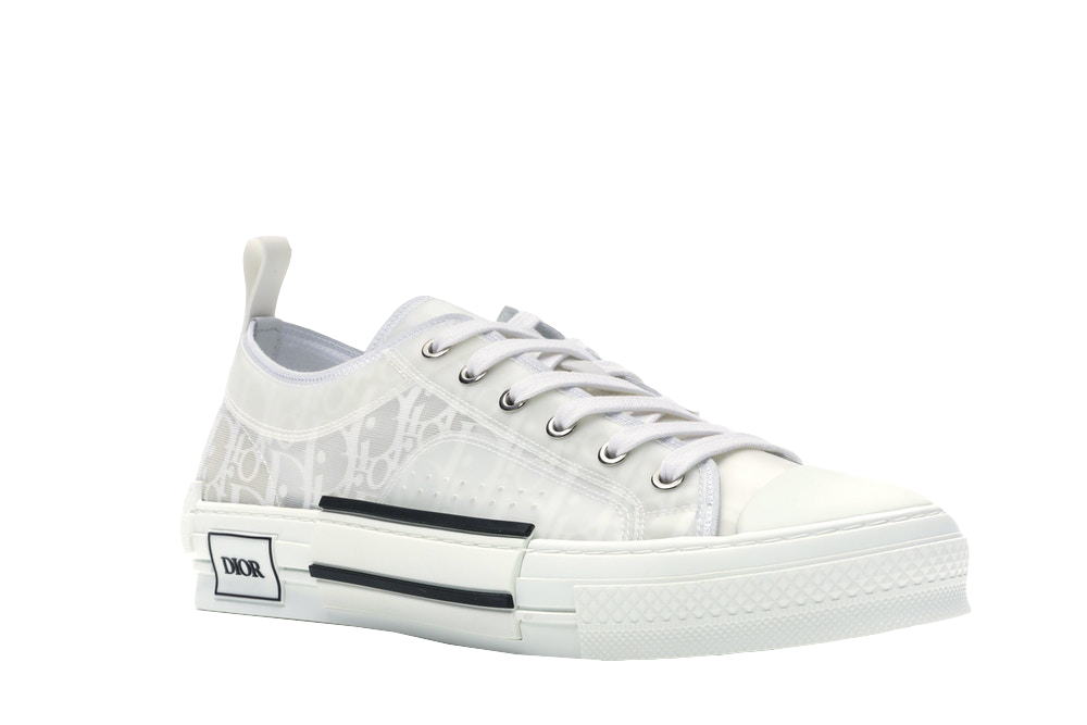 B23 Low Logo Oblique White Monogram