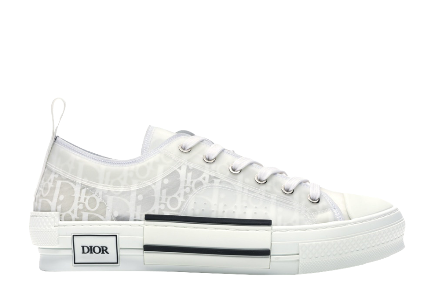 B23 Low Logo Oblique White Monogram