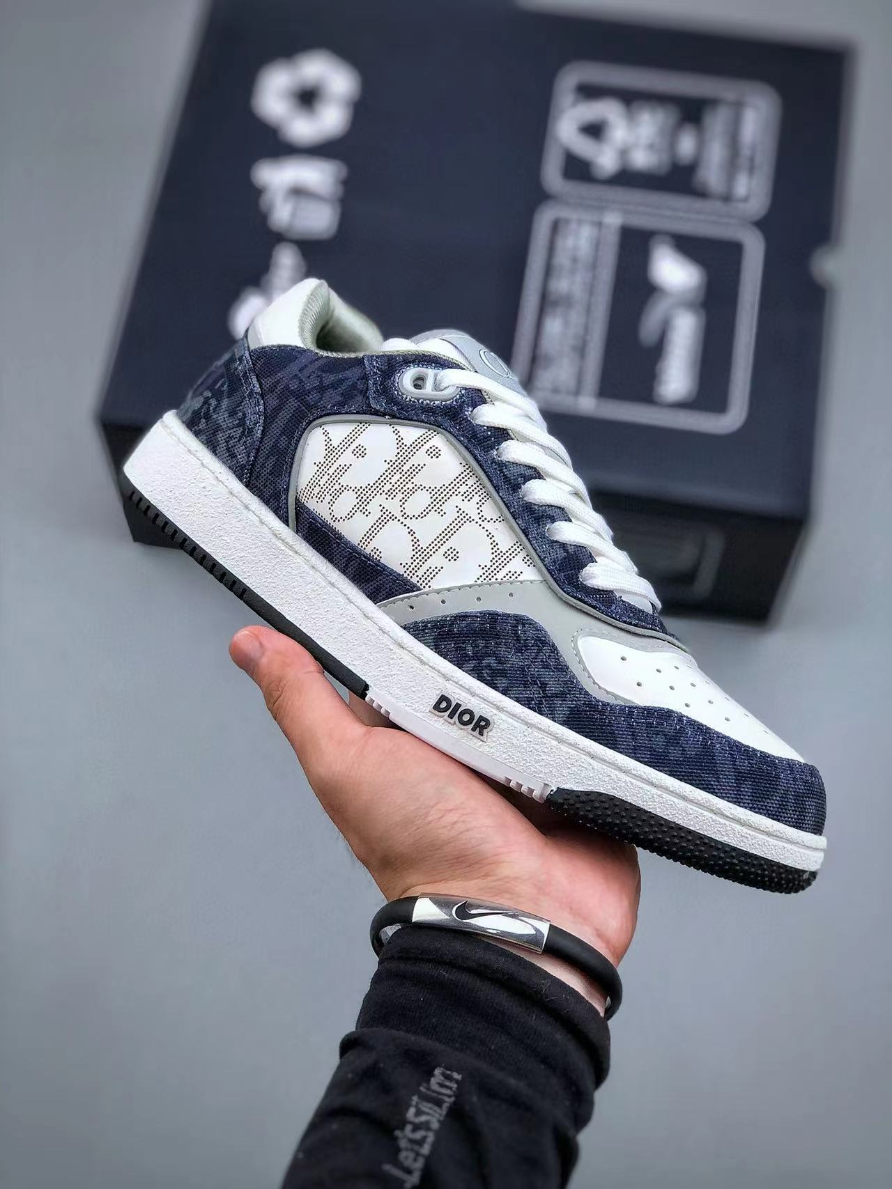B27 Low-Top Blue Denim