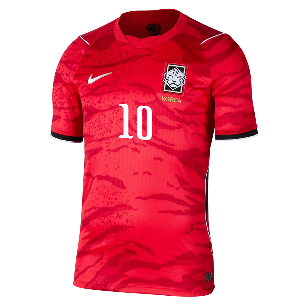 Bae Jun-ho 10 South Korea National Team 2026 x World Cup Patch Home Jersey - Red, Men - Jersey Teams