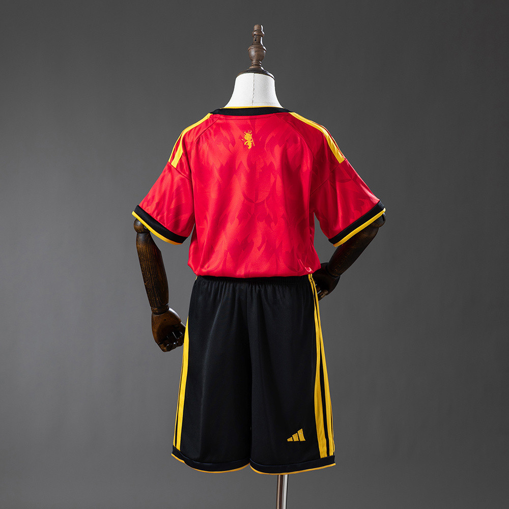 Belgium National Team 2026 World Cup Home Youth Kit – Children Soccer Set – Jersey Teams
