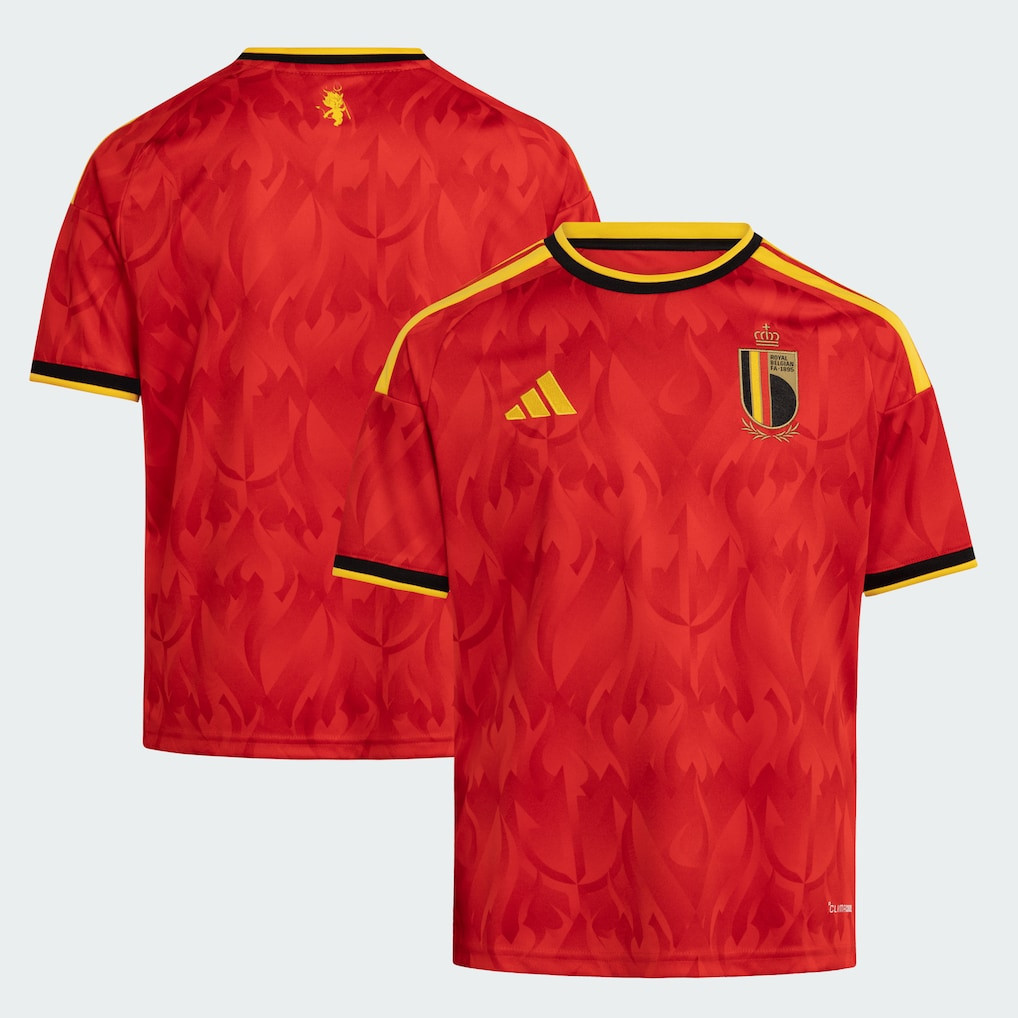 Belgium National Team FIFA x World Cup 2026 Home YOUTH Jersey - Red - Jersey Teams