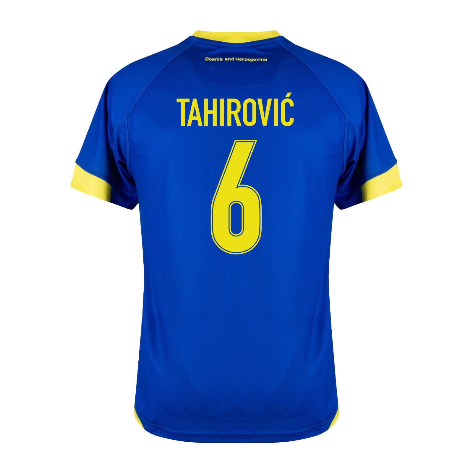 Benjamin Tahirović 6 Bosnia and Herzegovina 2026 Home Jersey - Blue, Men - Jersey Teams