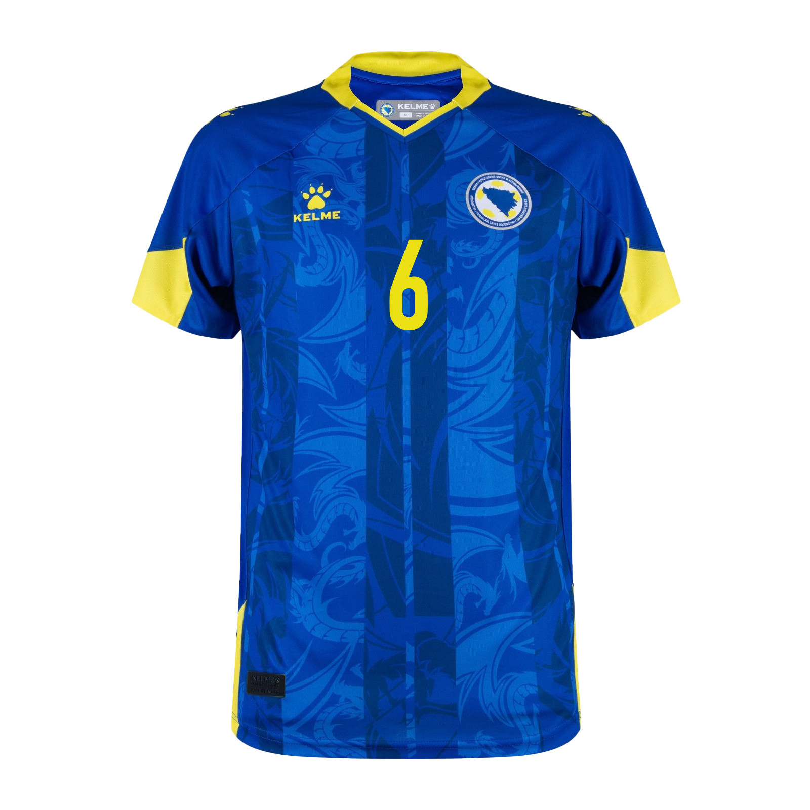 Benjamin Tahirović 6 Bosnia and Herzegovina 2026 Home Jersey - Blue, Men - Jersey Teams