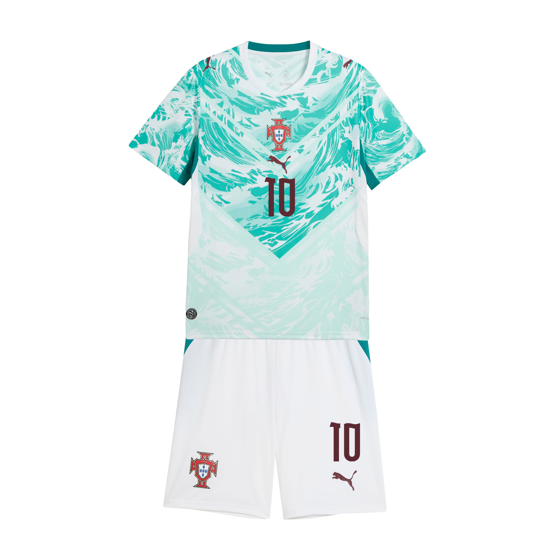 Bernardo Silva 10 Portugal 2026 Away Men Jersey & Shorts Set – White - Jersey Teams