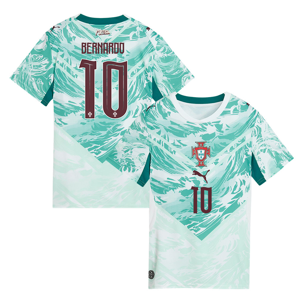 Bernardo Silva 10 Portugal National Team 2026 Women's Away Jersey - White - Jersey Teams